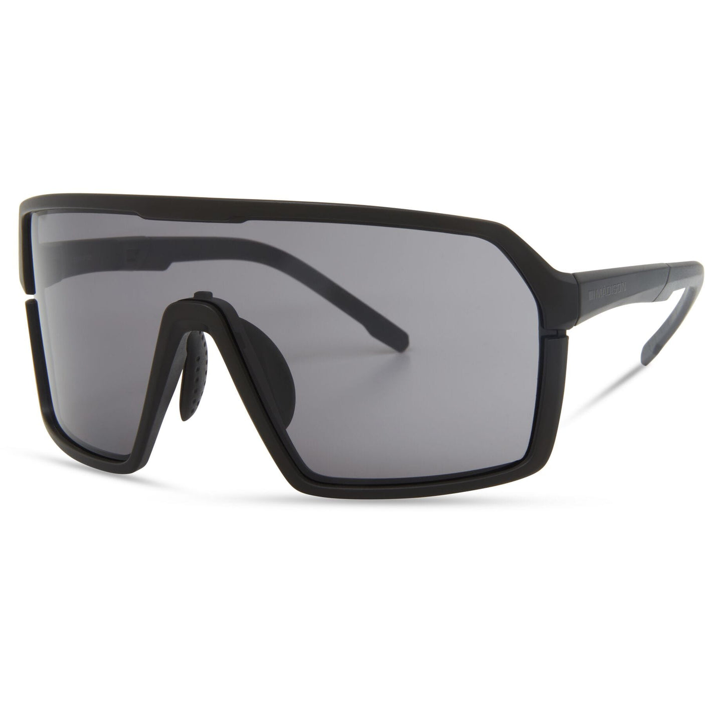 MADISON Crypto Matt Black Sunglasses (Black Mirror Lens)