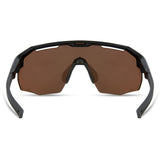 MADISON  Cipher Gloss Black Sunglasses (3 Lens Pack - Bronze Mirror / Amber / Clear)