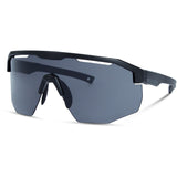 MADISON Matt Cipher Black Sunglasses (Black Mirror Lens)