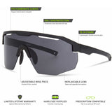MADISON Matt Cipher Black Sunglasses (Black Mirror Lens)