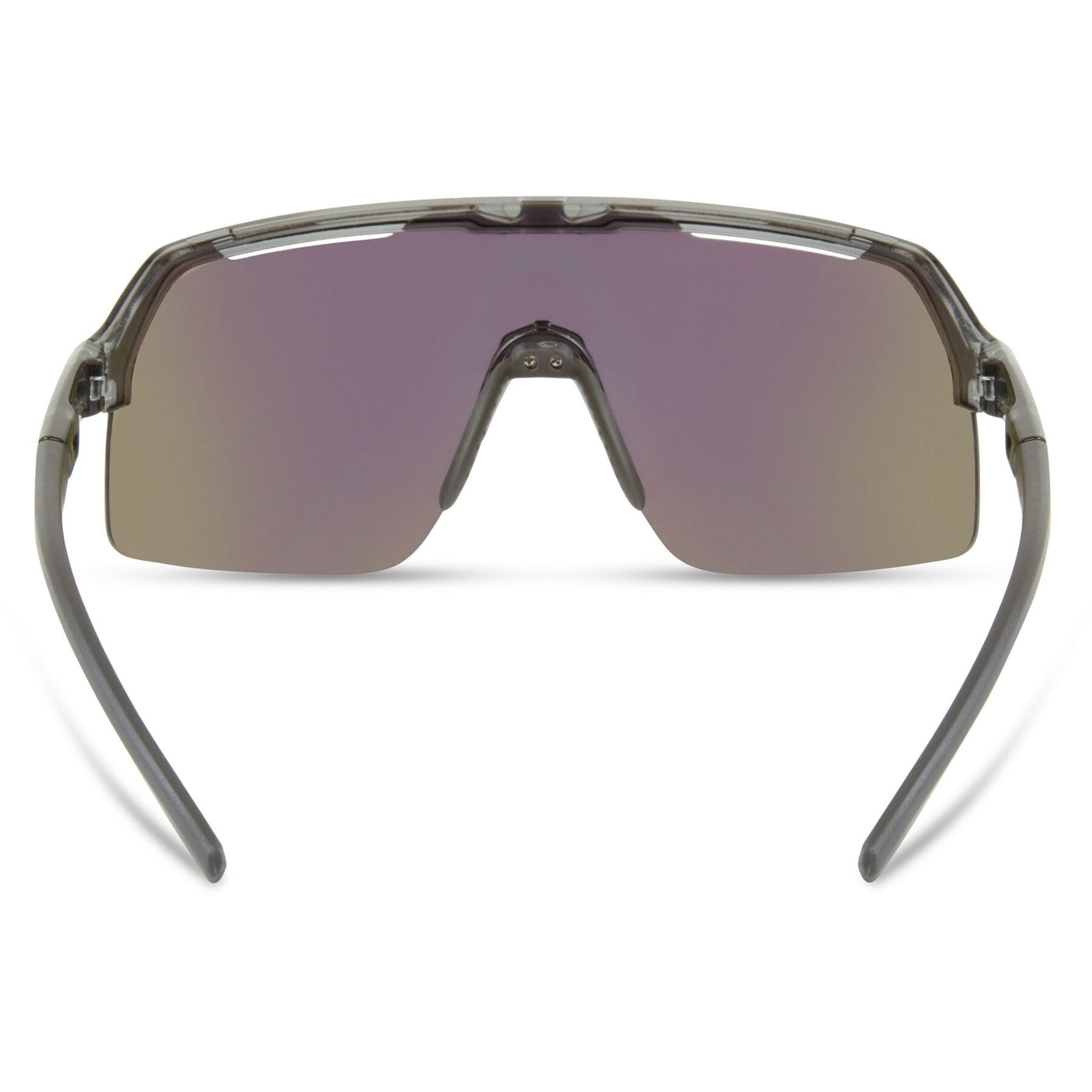 MADISON Crypto Air Crystal Smoke Sunglasses (Green Mirror Lens)